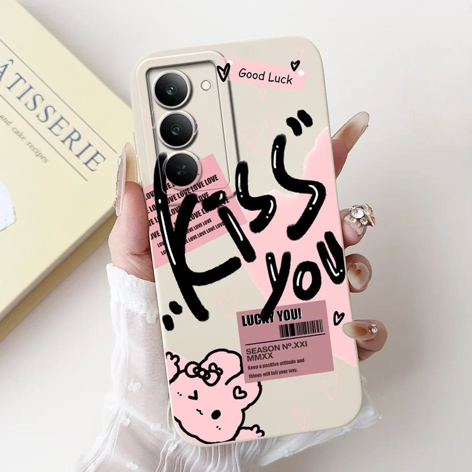 Graffiti Butterfly Phone Case – Camera Protection Cover for Realme 14x 5G