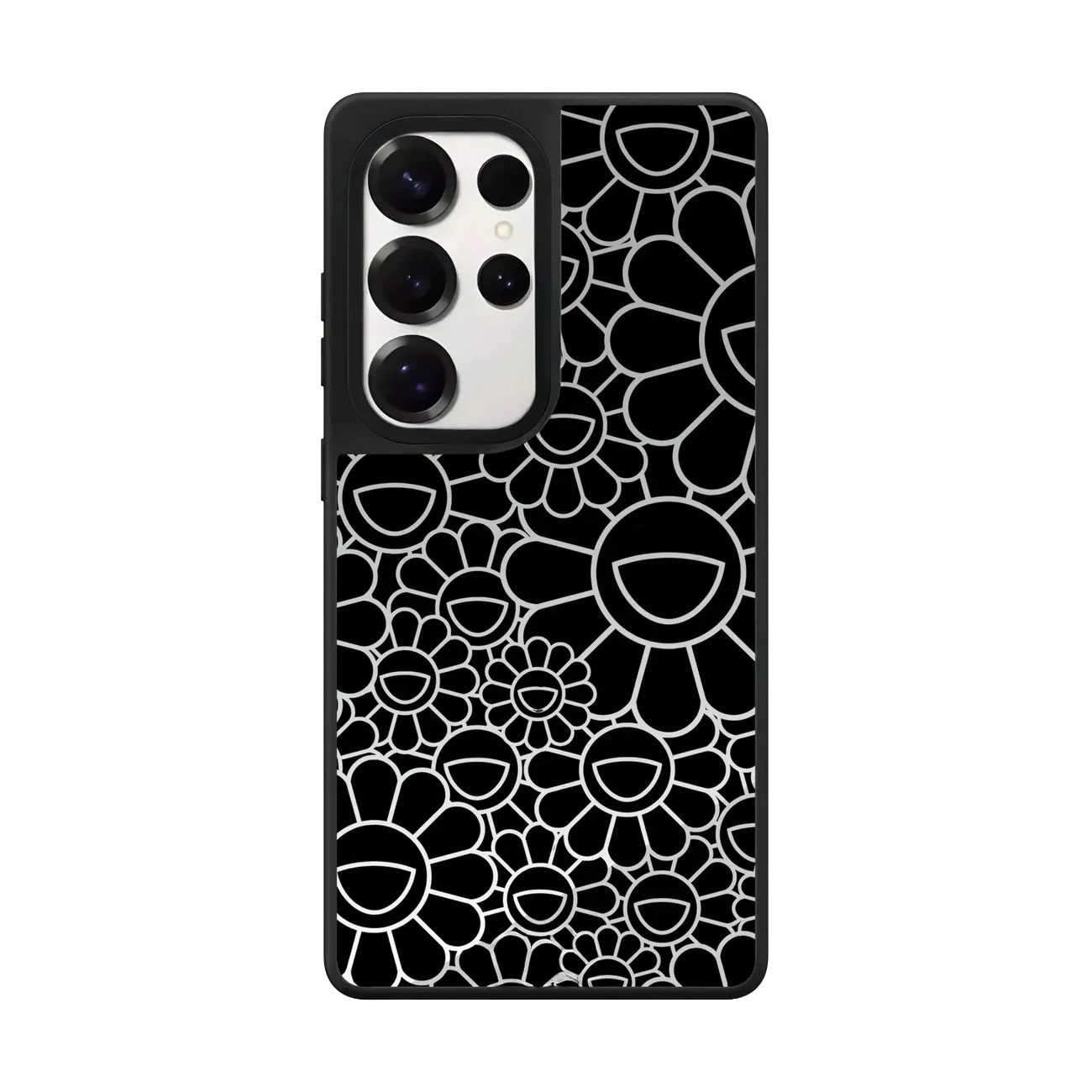 Graffiti Flowers Mirror Case – Samsung Galaxy S24/S25/S26 Series