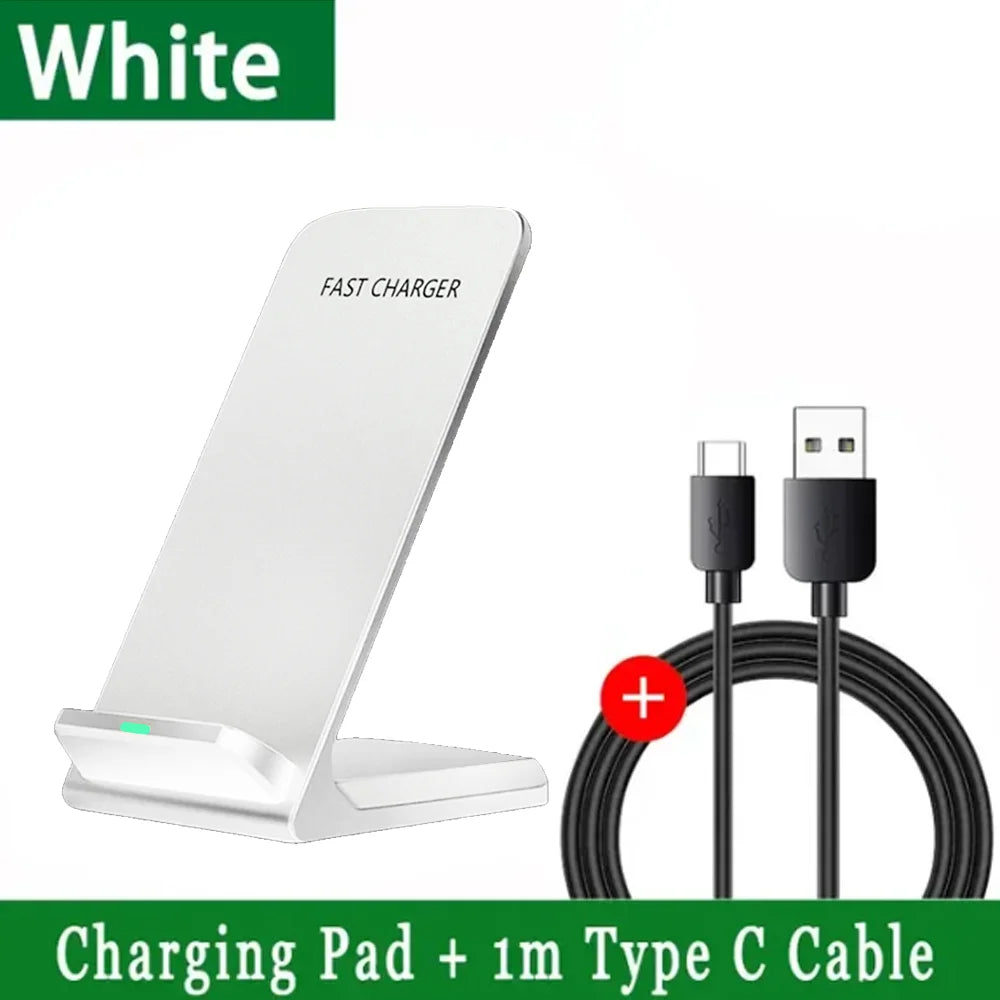 30W Wireless Charging Stand – Fast Charge iPhone & Samsung