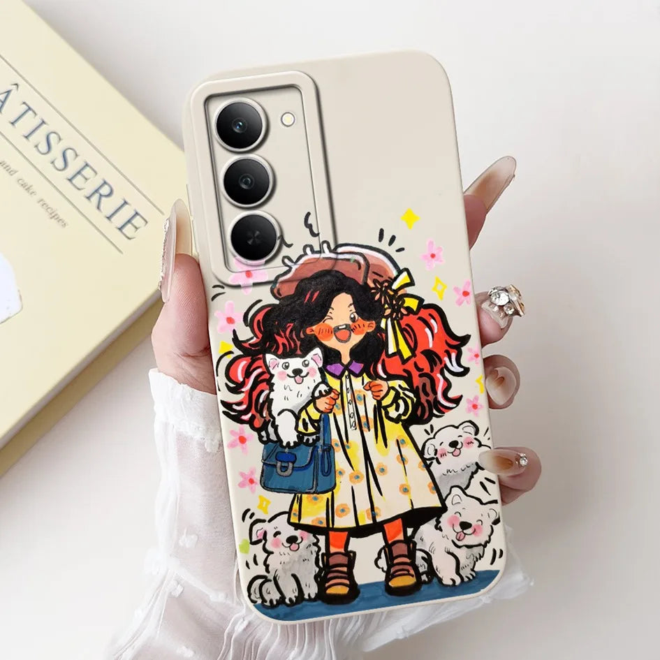 Graffiti Butterfly Phone Case – Camera Protection Cover for Realme 14x 5G