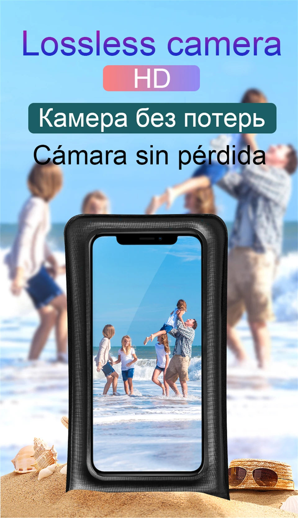 IP68 Waterproof Phone Pouch – Shower, Pool & Beach Ready | iPhone & Android