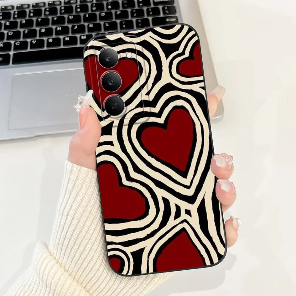 Graffiti Butterfly Phone Case – Camera Protection Cover for Realme 14x 5G